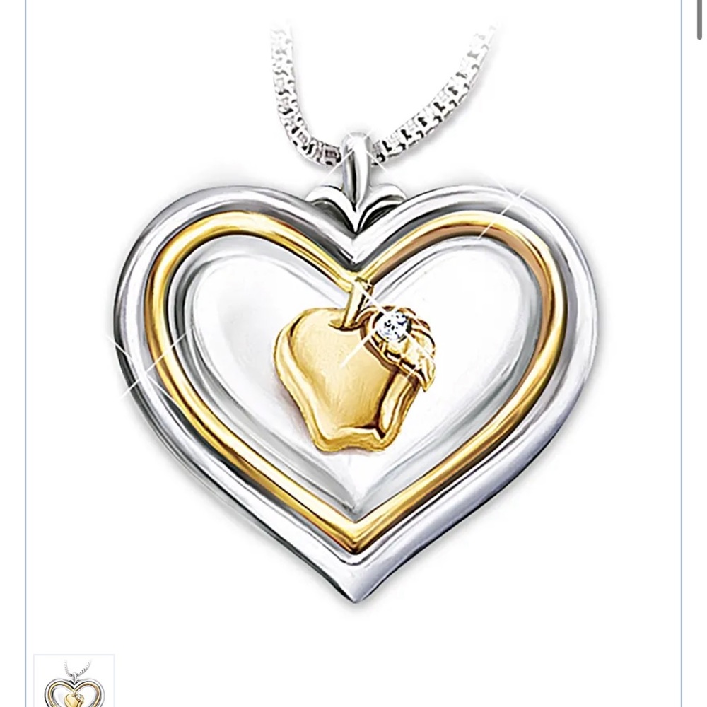 - Teacher necklace from Bradford Exchange, brand new.